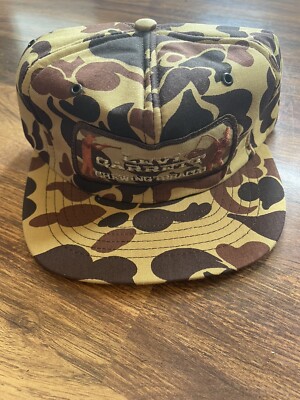 VTG 80s Swingster Levi Garrett Chewing Tobacco Snapback Camo Hat