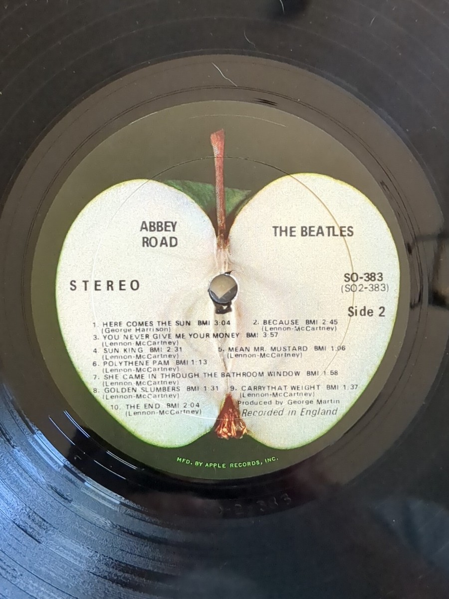 Beatles Abbey Road ~ 1969 UK Apple Pressing SO-383 ~ Her