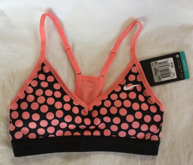 nike polka dot sports bra