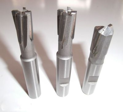 3X HM Cutters Ø 11 Ø 14 Shaft 12 Mm End Mill Finishing Mill Tapered Mill