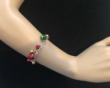 Christmas Holiday Jingle Bell Bracelet Costume Jewelry 0139 GO24D23