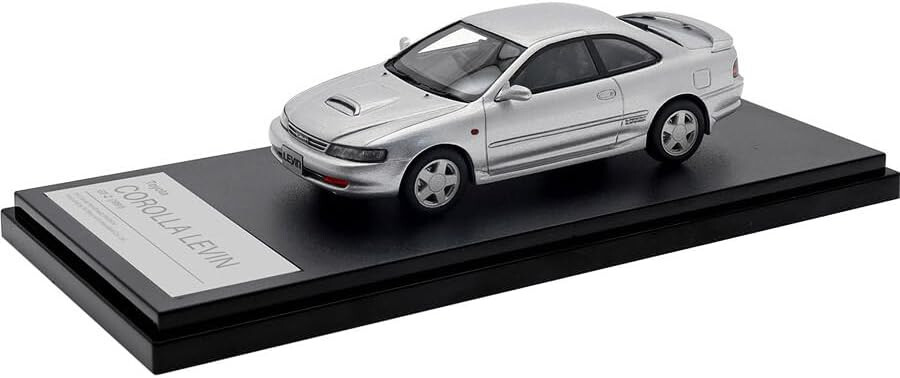Привет, История 1/43 TOYOTA COROLLA LEVIN GT-Z (1991) Серебристый Слюда Металлик HS440SL