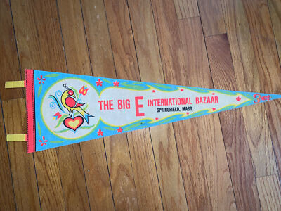The Big E International Bazaar PENNANT Eastern States Exposition EXTREMELY RARE