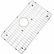 SINK PROTECTOR GRID for Kitchen Stainless Steel with Rear Drain 26x14 MONSINTA