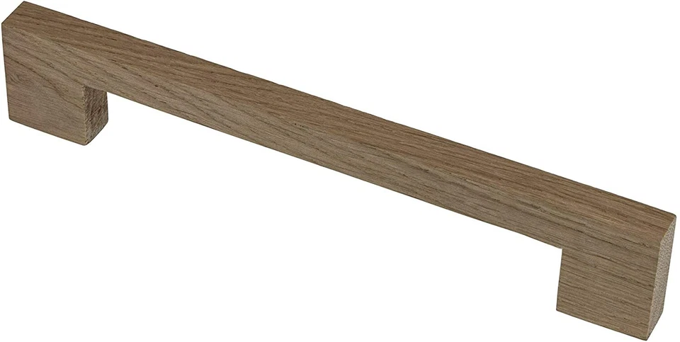 Häfele Möbelgriff Holz Bügelgriff Türgriff Eiche BA 160 Küchengriff natur eckig - Bild 3 von 4