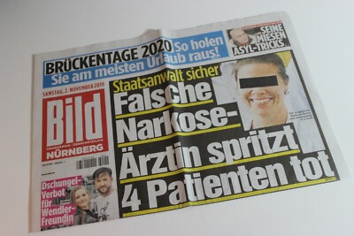 Bildzeitung 02.11.2019 November gift birthday Laura Müller Michael Wendler