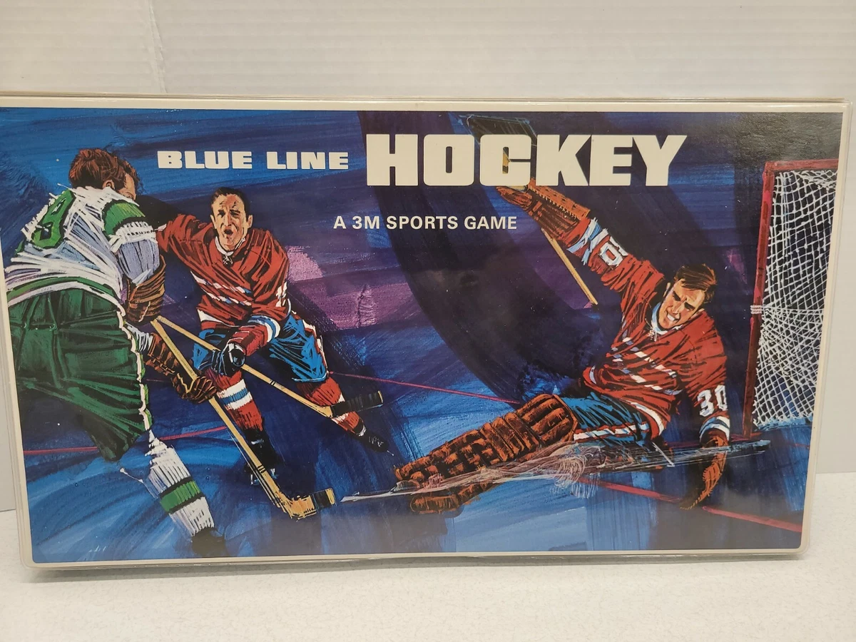 Vintage 1969 Blue Line Hockey Board Game 3M Sports Complete EUC eBay