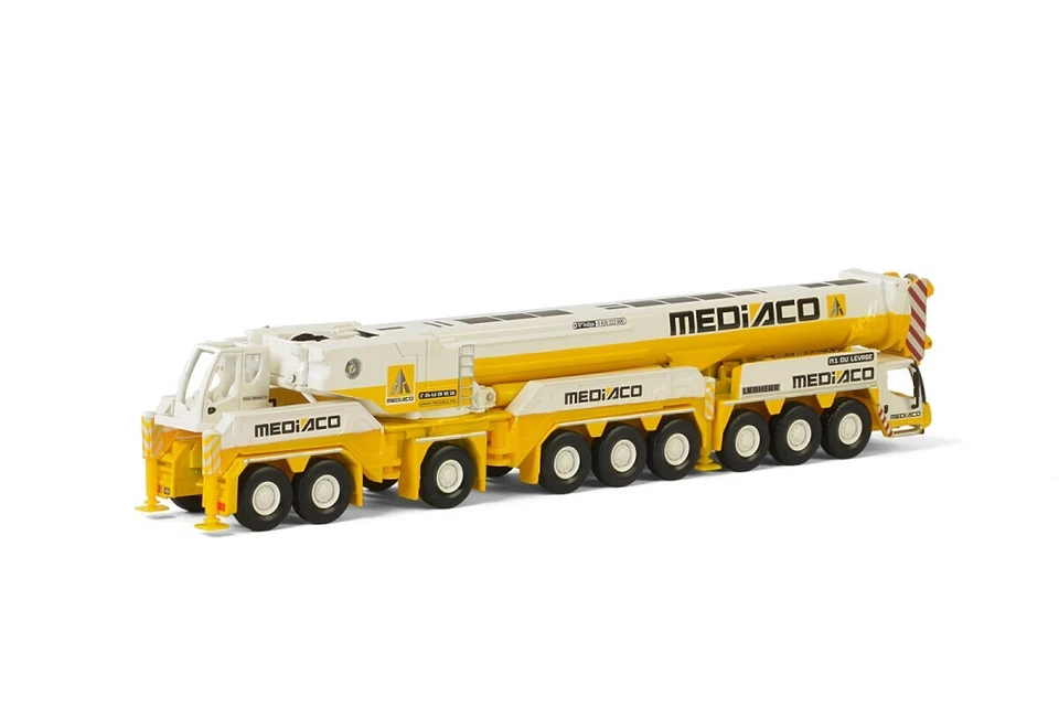 Camión grúa Liebherr LTM 1750-9.1 "Mediaco" WSI modelos escala 1:87 Foto 4 de 4