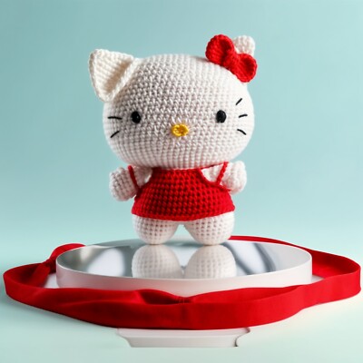 Cute Cat Amigurumi Crochet Pattern PDF - Adorable DIY Toy - Easy Step-by-Step