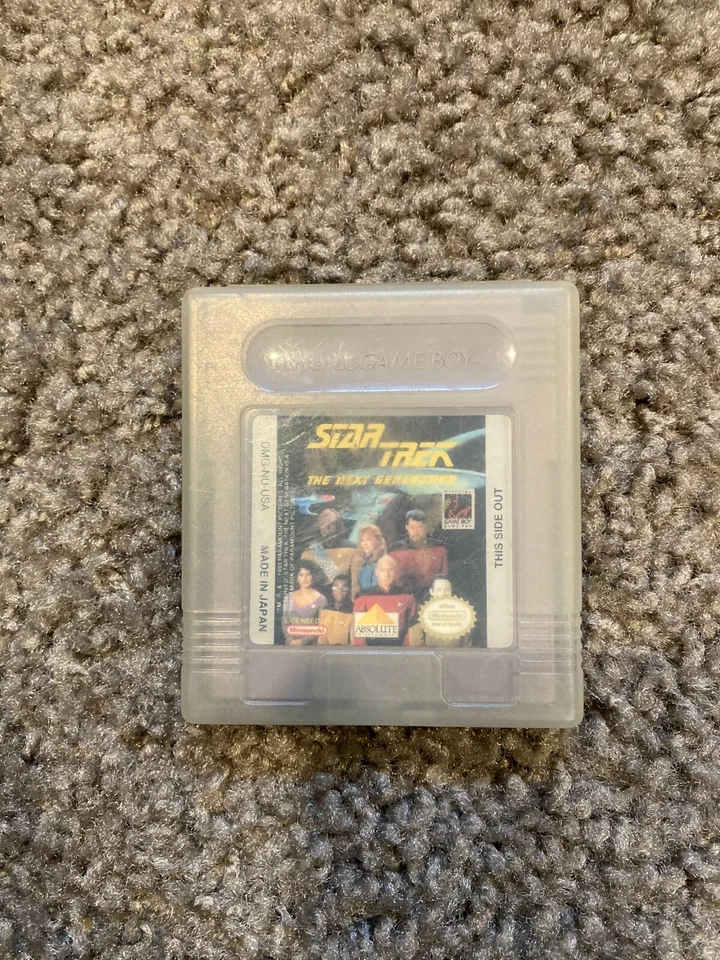 Star Trek: The Next Generation (Nintendo Game Boy, 1993) w/Case - Image 2 of 3