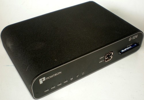 POSITRON TELECOM ASTERISK GATEWAY G-124 64-00003 USB VOIP FXO FXS EITHERNET - Picture 2 of 5