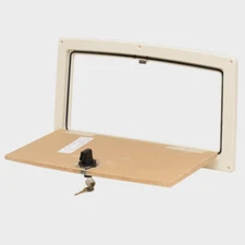 Scout Boat Radio Box Door DH017A | Starboard Acrylic Off-White