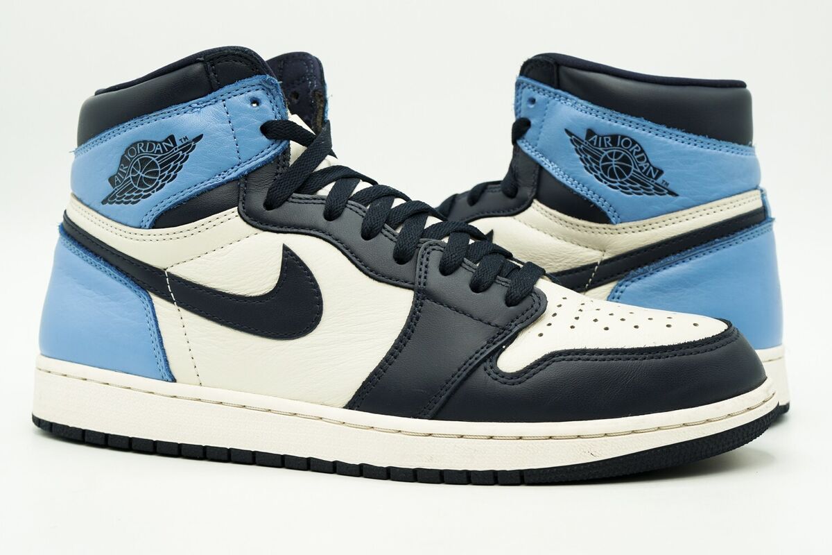 AIR JORDAN 1 RETRO HIGH OG SIZE 11 UNC SAIL OBSIDIAN AIR JORDAN 1 RETRO HIGH OG SIZE 11 UNC SAIL OBSIDIAN