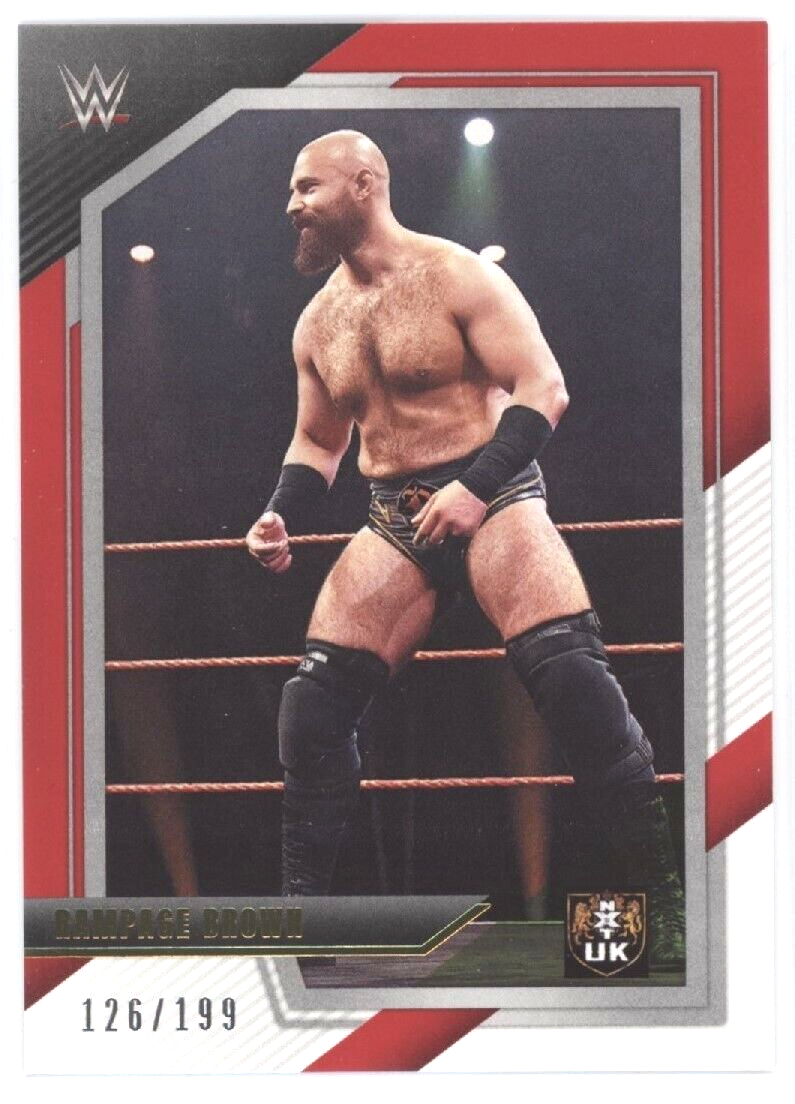 ranページ Rampage Brown 2022 Panini WWE NXT Base Red Parallel 126/199