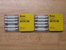 Buss MDA-6-1/4 Bussmann Fuse Cross Ref 1CM15 White Pack of 10 