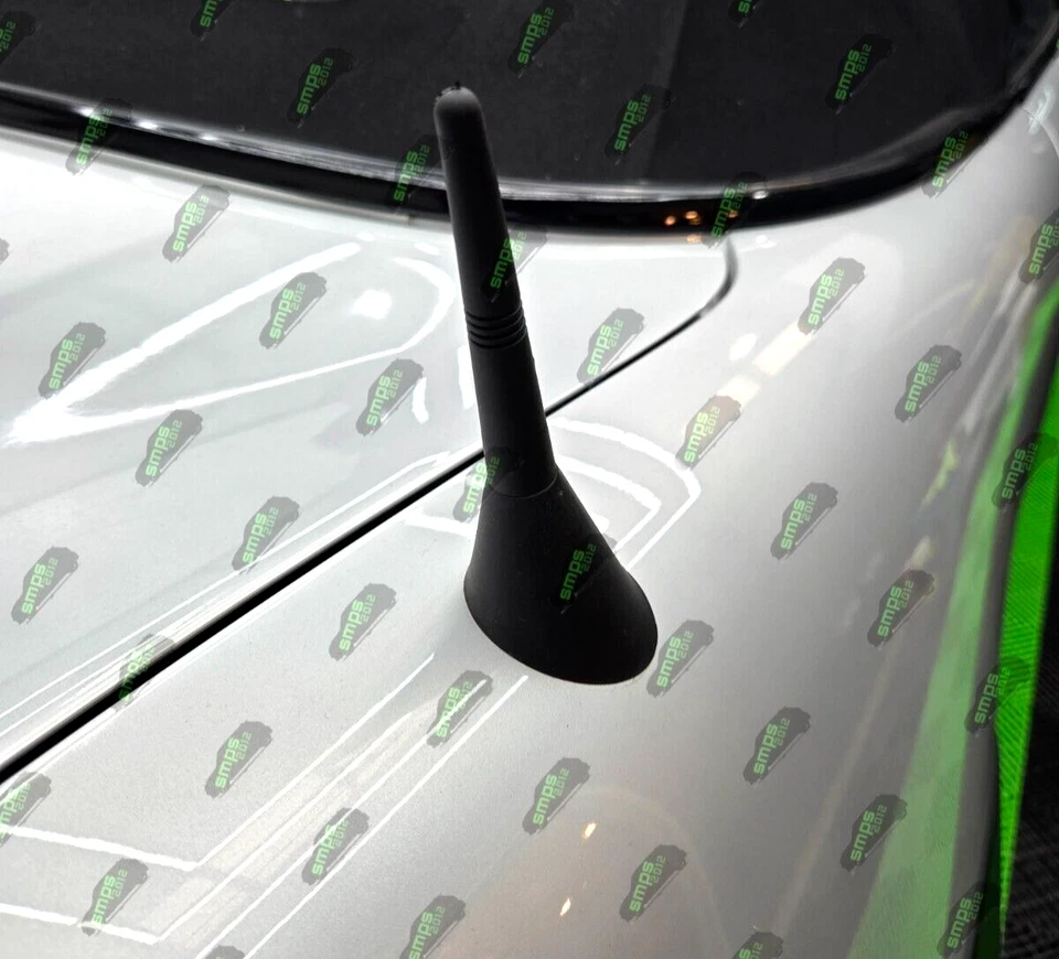 Mini R59 Roadster 9 cm nero albero aereo sportivo antenna stubby Cooper S JCW - Immagine 4 di 4