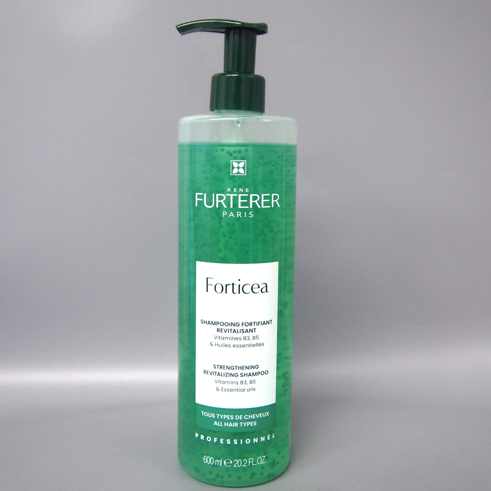 Восстанавливающий шампунь Rene Furterer Forticea, 600 мл / 20,29 унций, Супер свежий!!!