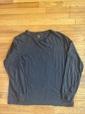 Men  s Polo Long Sleeved Tee, Size L