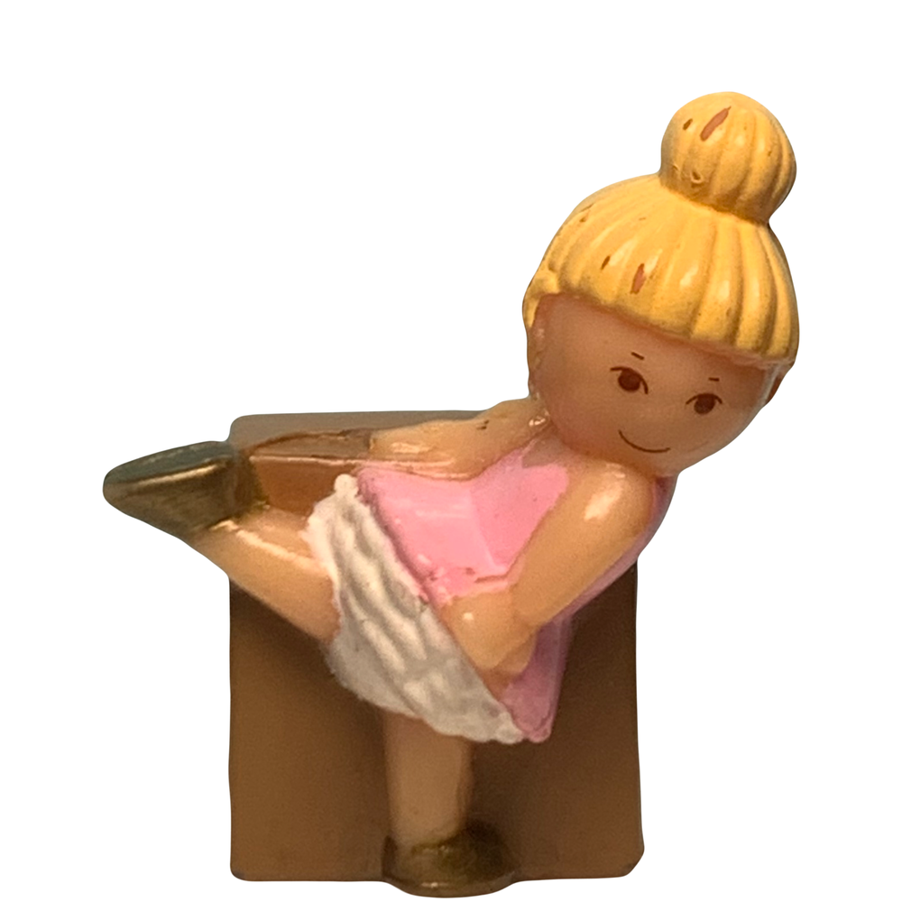 Vintage Polly Pocket Replacement Ballerina Ring Top - Rosie Does Ballet 1991