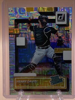2022 DONRUSS HENRY DAVIS VECTOR RATED PROSPECT #RP-3 PITTSBURGH PIRATES
