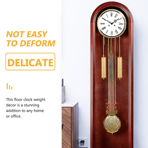 Grandfather Clock Decorative Hammer Wall Art Clocks Office Pendulum Chain - 第 8/12 張圖片