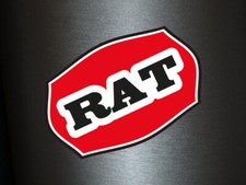 1 x Aufkleber Rat Sticker Auszeichnung Ratte Rattenlook Look Rat Tuning Fun