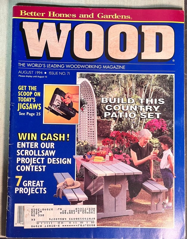 Vintage Wood Magazine : August  1994 : Issue #71