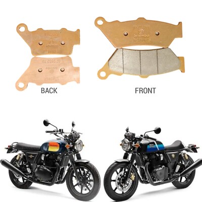 Fit For GT 650 Interceptor 650 BREMBO Sintered Brake Pads RAB0083A  594698A