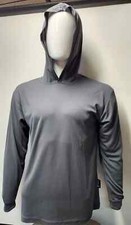 Hoodie Gray High Visibility Shirt / Air Cooling Flow w/ UV Protection