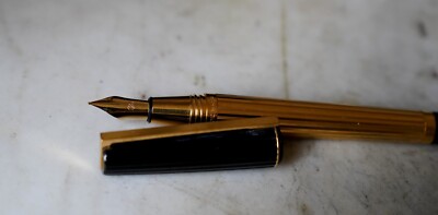 Stylo Plume St Dupont - Plume 14 Carats - Occasion - Magnifique Pièce De Collection