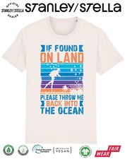 Mens Scuba Diving T-Shirt If Found On Land Throw Back In Ocean Funny Diver Gift