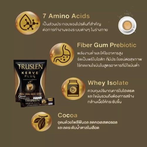 6x Truslen Kerve Coffee Plus Healthy Coffee Growth Hormone & Muscle Fast Burner - Picture 5 of 12