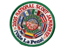 2005 Jamboree Southern Region Vale La Pena JSP Green Bdr (AR377)