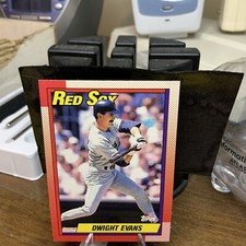 1990 Topps Baseball Card #375 Dwight Evans Boston Red Sox NMMT Free Shipping!