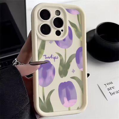 Cute Little Flower Girls ShockProof Phone Cover Back For OPPO VIVO