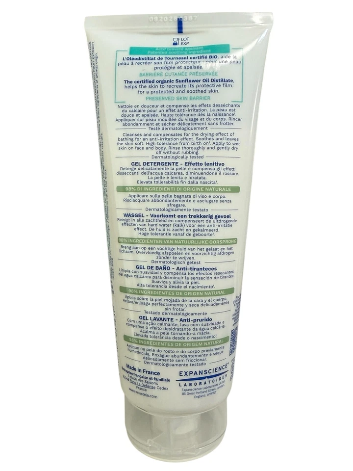 Gel Limpiador Mustela Stelatopia, 200 ml Foto 2 de 2