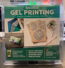 Speedball Gel Printing Plate - 12" x 12", Single Plate