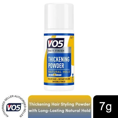 VO5 Thickening Hair Styling Powder with Long-Lasting Natural Hold, 7g