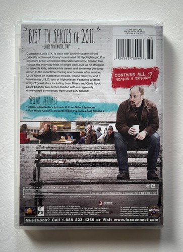LOUIE: The Complete Second Season 2 (2011) 13 Episodes 2-Disc DVD - VG+/VG - Picture 2 of 4