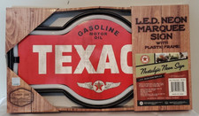 Texaco LED Neon Sign Nostalgic Home Decor (17” x 9.5” x 2”)