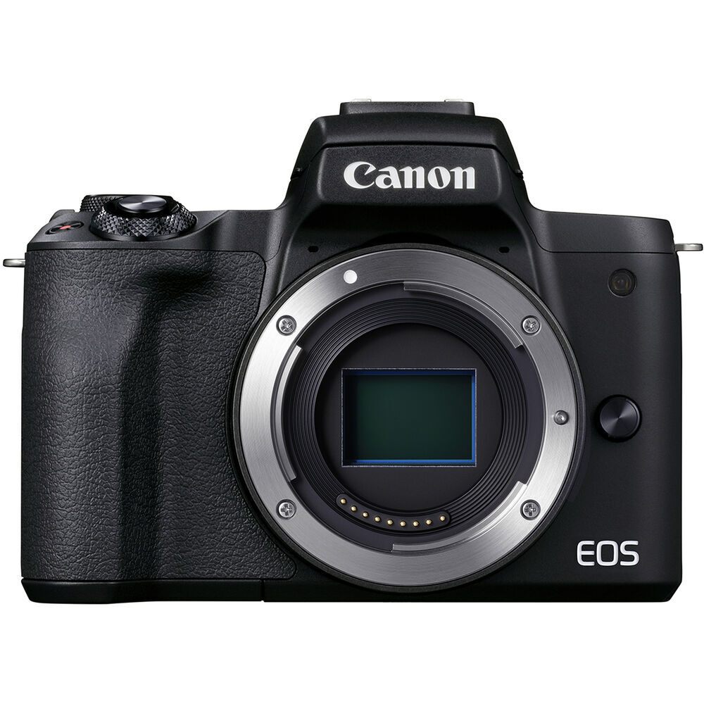 Canon M50 Mark II (Black) +15-45mm IS STM Lens (Graphite) +Flash