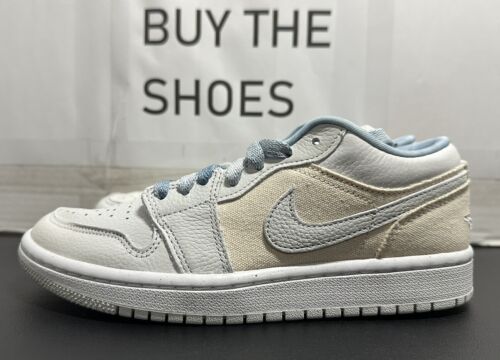 Nike Air Jordan 1 Low SE Iris Whisper Sail Worn Blue DQ4151 500 Women's Size 6 - Picture 3 of 9