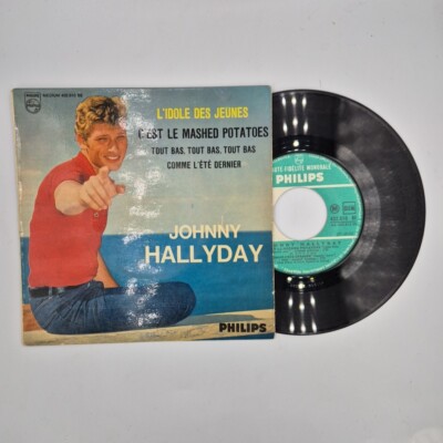 45 Runden Rock Johnny Hallyday - L'idole Des Jeunes 432.810 BE Pop Twist