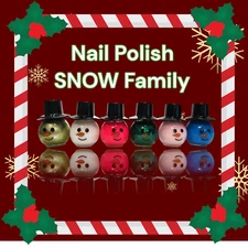 HOLIDAY 2024 SNOW FAMILY NAIL POLISH  🎁CHRISTMAS🎄 PRE ORDER🎅🏻