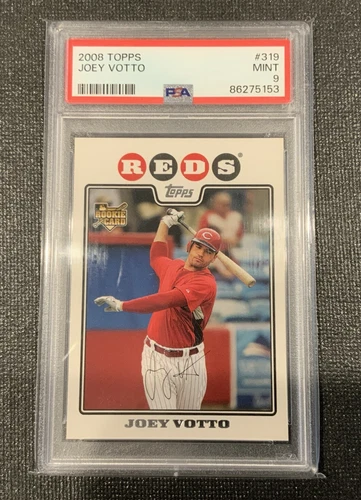2008 Topps JOEY VOTTO RC #319 PSA 9 MINT Cincinnati Reds Rookie Card