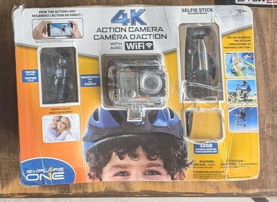 Explore One 4K Wifi Action Camera Set Waterproof Case Incl