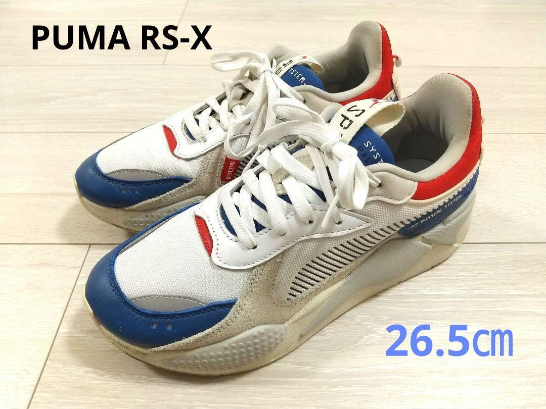 Men 8.5US Puma Rs-X Sneakers Blue Red White