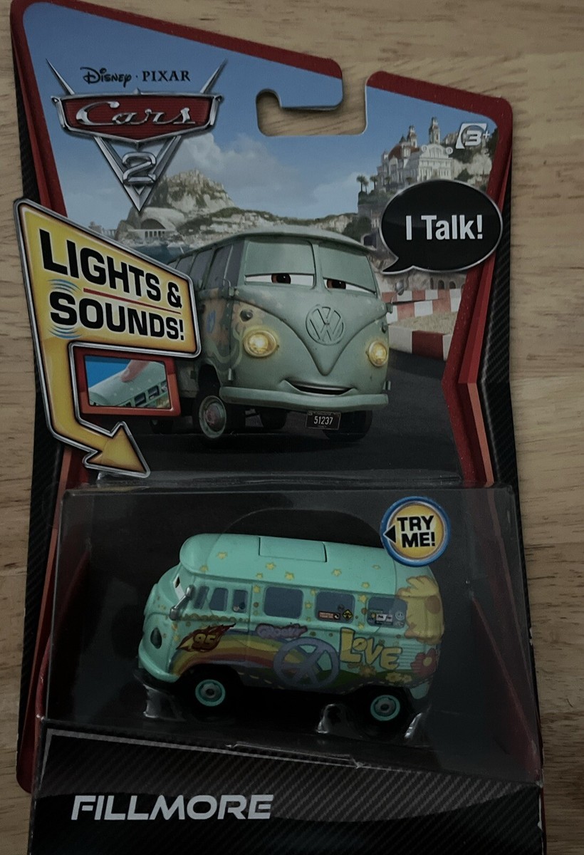 🔥 🔥 Disney Pixar Cars Fillmore With Lights & sounds Filmore