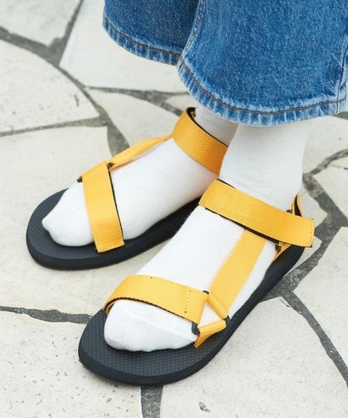 Women Sandals Yellow Textile 37