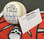 Cleveland Indians Omar Vizquel Autographed Baseball MLB With Inscription